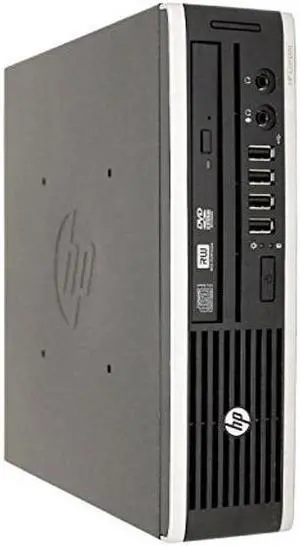 HP Desktop Elite 8200 USFF Core i5-2400S 2.50GHz 4GB 160GB HDD DVD Win 10 Home (Certified Renewed)