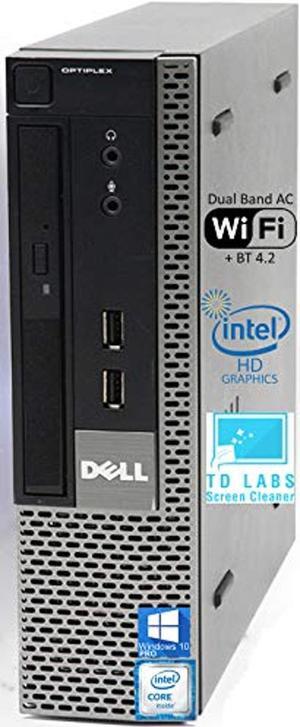 Dell Optiplex 9020 USFF Desktop Computer with Intel i5-4570S Upto 3.6GHz, HD Graphics 4600 4K Support, 16GB RAM, 1TB SSD, DisplayPort, HDMI, DVD, Wi-Fi, Bluetooth - Windows 10 Pro (RENEWED)