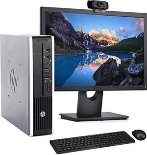 HP EliteDesk 800G2 Desktop Computer PC, Intel Quad-Core i5, 120GB SSD, 4GB  DDR4 RAM, Windows 10 Pro, DVD, WIFI, New 24in Monitor, USB Keyboard and