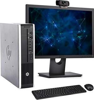 HP 8300 USFF Computer Desktop PC, Intel Core i5 3.2GHz Processor, 8GB Ram, 250GB Hard Drive, WiFi | Bluetooth, 1080p Webcam, Wireless Keyboard & Mouse, 19 Inch Monitor, Windows 10 (Renewed)