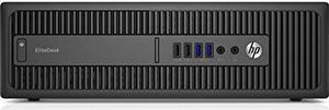 HP EliteDesk 800 G2-SFF, Core i7-6700 3.4GHz, 16GB RAM, 480GB Solid State Drive, DVD, Windows 10 Pro 64bit, (Renewed)
