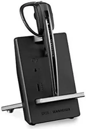 EPOS Enterprise | Sennheiser Impact D 10 USB ML II (1000999) Wireless DECT Mono Ear Convertible Headset for Direct Connection to a PC/Softphone, Black