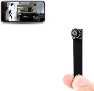 WiFi Hidden Camera Wireless 1080P Portable DIY Pinhole Camera Spy Camera Covert Home Security Monitoring, Nanny Cam with Motion Detection (No Audio)