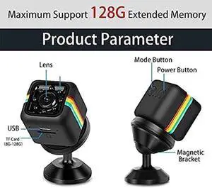 Home Security Surveillance Camera, Wireless WiFi Camera, Small Camera, Mini Security Camera, Portable Small Pet Camera, Voice Function, HD Built-in Battery Small Camera, Mobile APP Real Time View
