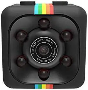 QEBIDUM Small Hidden Camera, Mini Cop Cam, SQ11 Mini DV, Portable Full HD 1080p Sports Action Video Recorder Covert Body Concealed Little Spy Nanny Camera for Home Car Indoor Outdoor Security QEBIDUM Small Hidden Camera, Mini Cop Cam, SQ11 Mini DV, Portable Full HD 1080p Sports Action Video Recorder Covert Body Concealed Little Spy Nanny Camera for Home Car Indoor Outdoor Security