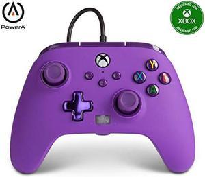 PowerA Enhanced Wired Controller for Xbox Series X|S - Royal Purple, gamepad, wired video game controller, gaming controller, Xbox Series X|S