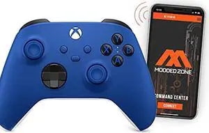 Shock Blue Smart Rapid Fire Custom Modded Controller for Xbox One S/X Mods FPS Games and More. Control and Simply Adjust Your mods via Your Phone! Shock Blue Smart Rapid Fire Custom Modded Controller for Xbox One S/X Mods FPS Games and More. Control and Simply Adjust Your mods via Your Phone!