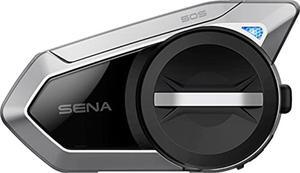 Sena 50S Motorcycle Jog Dial Communication Bluetooth Headset w/Sound by Harman Kardon Integrated Mesh Intercom System Premium Microphone & Speakers