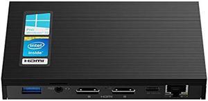 MeLE Quieter2D Fanless Mini PC Windows 11 Pro 4GB 128GB Celeron N4020 HDMI Dual 4K Display Portable Desktop Computer Small PC 2.4G/5.0G Dual-Band WiFi BT4.2 USB3.0 Expendable Storage 4TB