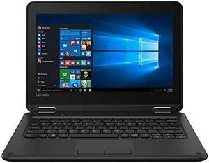 Lenovo 2019 New 300e Flagship 2-in-1 Business Laptop/Tablet, 11.6" HD IPS Touchscreen, Intel Celeron Quad-Core N3450 up to 2.2GHz, 4GB DDR4, 64GB eMMC, Windows 10 S/Pro, Choose Flash Drive