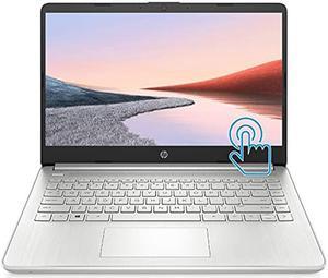 HP Premium Laptop 2021 Latest Model 14 HD Touchscreen AMD Athlon Processor 8GB RAM 128GB SSD Webcam HDMI Bluetooth Wifi Long Battery Life Online Conferencing Natural Silver Win 10