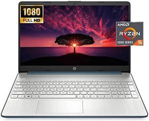 HP 2022 Latest Laptop, 15.6" FHD (1920 x 1080) IPS Display, AMD Ryzen 5 5500U (Beats i7-1065G7), Up to 4.0GHz, 9 hr Battery Life, HDMI, Webcam, Fast Charge, Type-C, Win 11 (16GB RAM | 512GB SSD)