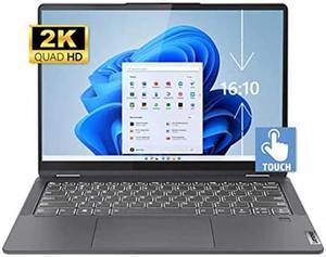 Lenovo Newest Flex 5 14" 2-in-1 Touchscreen Laptop - AMD Ryzen 7 5700U - 16:10 2K QHD (2240 x 1400) 100% sRGB Display - Type-C - Fingerprint - Wi-Fi 6 - Win 11- w/HDMI (16GB RAM | 1TB PCIe SSD)