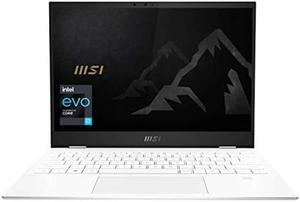 MSI Summit E13 Flip Evo Professional Laptop: 13" IPS-Level Touch Screen, Intel core i7-1185G7, Iris Xe, 16GB RAM, 512GB NVMe SSD, Win10 Home, Pure White (A11MT-022)