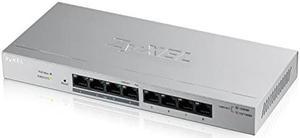 Zyxel 8-Port Gigabit Ethernet Web Managed PoE Switch with 60 Watt Budget [GS1200-8HP]
