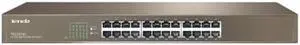 Tenda 24-Port Unmanaged Gigabit Ethernet Switch, Ethernet Splitter(TEG1024G)|Plug & Play|Shielded Ports|Sturdy Metal|Desktop/Wall-Mount|Fanless|Limited Lifetime Protection