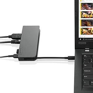 Lenovo Powered USB-C Travel Hub - for Notebook - USB Type C - 3 X USB Ports - 1 X USB 2.0 - Network (RJ-45) - HDMI - VGA - Wired