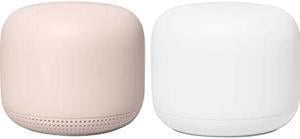 Nest WiFi Router Snow Plus 1 Access Point Sand GA01425-US (Mesh Router for Wireless Internet, Wi-Fi Extender with Smart Speaker) Works with Nest WiFi and Google WiFi Home Wi-Fi Systems
