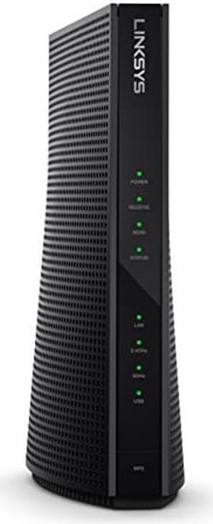 Linksys High Speed DOCSIS 3.0 24x8 AC1900 Cable Modem Router, Certified for Xfinity by Comcast and Spectrum by Charter (CG7500)