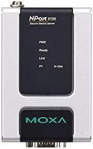 MOXA NPort 6150 -1 Port RS-232/422/485 Secure Device Server, 12-48V, w/ Adapter