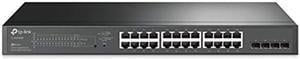 TP-Link TL-SG2428P | Jetstream 24 Port Gigabit Smart Managed PoE Switch | 24 PoE+ Ports @250W, 4 SFP Slots | Omada SDN Integrated | PoE Recovery | IPv6 | Static Routing | Limited Lifetime Protection