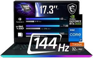 MSI GE76 Raider Gaming Laptop Intel Core i711800H GeForce RTX 3060 173 FHD 144HZ 32GB RAM2TB NVMe SSD WiFi6 Windows 10