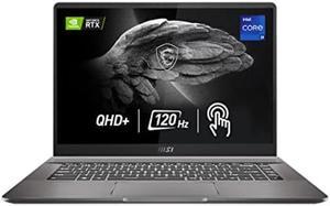 MSI Creator Z16 Professional Laptop 16 QHD 1610 120Hz Touch Display Intel Core i911900H NVIDIA GeForce RTX 3060 32GB RAM 2TB NVME SSD Thunderbolt 4 Win10 PRO Lunar Gray A11UET043