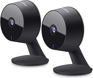 LaView Smart Indoor Security Camera for Home(2 Pack), 1080p HD Baby Monitor with Motion and Sound Detection,Two-Way Audio, Night Vision, US Cloud Server & SD Card Storage, Compatible with Alexa