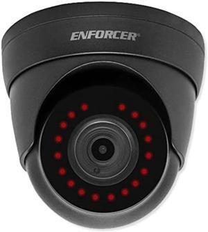 Seco-Larm EV-Y2501-A2GQ 4-in-1 Analog Fixed Turret Camera, 2.8mm Lens, 2592x1944 Resolution, 1/2.7" 5MP CMOS, DWDR/2D-NR, TVI/CVI/AHD/Analog Format, 18 SMT IR LEDs, 121o Viewing Angle, Gray Housing