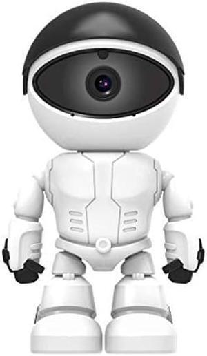 2MP 1080P HD 2.8MM Lens Security Robot Camera WiFi Wireless IR 10M Motion Detection Auto Tracking Built-in Microphone AI Humanoid Detection PTZ IP Camera Day/Night Vision