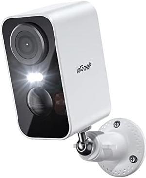 ieGeek Security Cameras Wireless Outdoor, 2K 3MP Battery Powered Camera, Battery Operated WiFi Security Camera with Spotlight & Siren Alarm, 2-Way Audio, Color Night Vision, AI Motion Detection