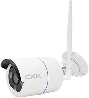CKK 3MP Wireless IP Camera, Bullet Cameras Outdoor, Replacement Security Camera NVR System with Power Adapter, Two-Way Audio, Powered Smart, High Resolution 100ft IR Night Vision