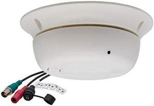 Evertech Smoke Detector Style Hidden Camera 1080p AHD TVI CVI Analog Non-Functional Smoke Alarm Detector Hidden CCTV Security Camera for Indoor Only (12V Adapter is NOT Included)