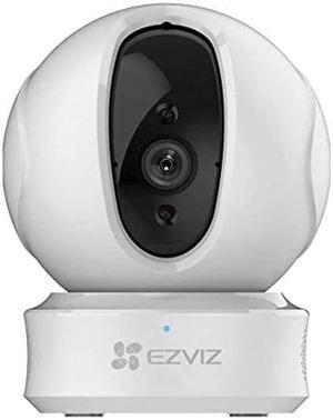 EZVIZ 1080P Indoor Pan/Tilt WiFi Security Camera, 360deg Coverage, Auto Motion Tracking, Two-Way Talk, Clear 33ft Night Vision, Supports MicroSD Card (Sold Seperately)| C6CN