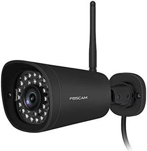 FOSCAM Outdoor Security Camera,G4 Full HD 4MP 2K WiFi Security Camera, Alexa Compatible, AI & Motion Detection, Free Cloud Service Included, 65ft Night Vision IP66 Weatherproof,Black
