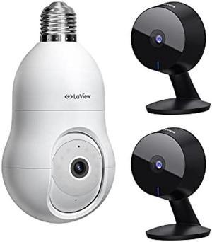 LaView 4MP Bulb Security Camera 5G& 2.4GHz WiFi  