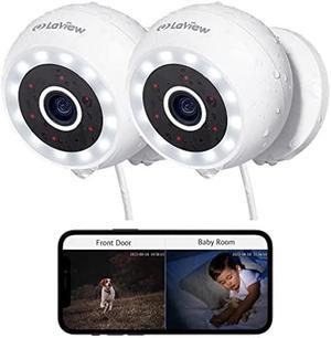 Laview 4MP Bulb Security Camera 2.4GHz,360 2K Security Cameras Wireless Outdoor