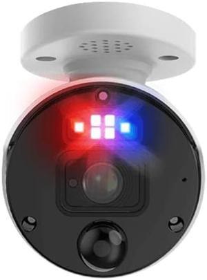 Swann Home Security Camera, POE Cat5e NVR 4K HD Video, Indoor Outdoor Wired Surveillance CCTV, Color Night Vision, Heat Motion Detection, Enforcer LED Lights, Advanced Analytics in Each Cam, 900BE