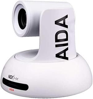 AIDA PTZ-NDI-X18 Full HD NDI|HX Indoor/Outdoor Broadcast and Conference 18x PTZ Camera, White