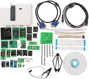 New 38Pcs Original RT809H EMMC-Nand Flash Extremely Fast Universal Programmer Kit Programmer Adapters with Cables ISP Cables
