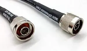 Times Microwave N Male to N Male LMR400 Coaxial Cable 75 Feet, Low Loss HAM Radio Jumper Cables for 4G LTE Antenna, WiFi Antenna, Antenna Router, Ham Radio, Phone Signal Booster, 75FT