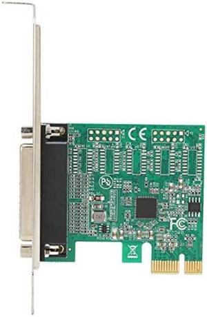 Sanpyl PCI-E Expansion Card, PCI Express 1X IEEE 1284 DB25 Parallel Port Expansion Card Printer Port PCI Express to DB25 Adapter Card for Windows