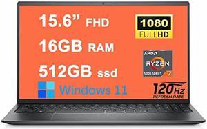 Dell Inspiron 15 3000 3525 Business Laptop 156 FHD 120Hz WVA AntiGlare Narrow Border Display AMD Ryzen 5000 Series OctaCore Ryzen 7 5825U 16GB RAM 512GB SSD HDMI MaxxAudio Win11 Carbon Black