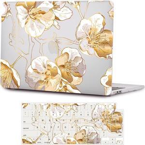 SaharaCase - Apple MacBook Air 13.6" M2 and 13" M3 Chip Laptops Hybrid-Flex Arts Case with Silicone KeyPad Cover - Sleek Hard Shell, Snap-On, Anti-Slip Grip (Clear)