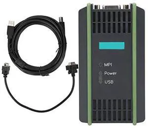 GOTOTOP PLC Programming Cable, 6GK1571-0BA00-0AA0/ USB-MPI PC Adapter Support MPI PPI DP Port Programming -Plated Connectors for Siemens S7-200-300/400