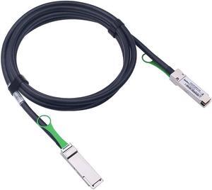 40G QSFP+ DAC Twinax Cable, 40GBASE-CR4 Passive Direct Attach Copper Cable, 5m(16.5ft), for Cisco QSFP-H40G-CU5M,Meraki MA-CBL-40G-5M,Intel XLDACBL5,Compatible with Cisco C9500-32QC/C9500-12Q and More