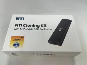 NTI Cloning Kit | New Version 6 Software | Special Edition for M.2 NVMe SSD | Best for SSD Upgrades | Enclosure Case and Cable Included for M.2 NVMe SSD | Software Download