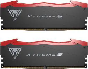 Patriot Memory Viper Xtreme 5 DDR5 RAM 48GB (2X24GB) 7600MT/s CL36 1.45v UDIMM Desktop Gaming Memory Kit Compatible with Intel XMP - PVX548G76C36K