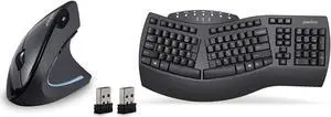 Ergonomic Bundle PERIBOARD-612 Wireless Ergonomic Keyboard with PERIMICE-713 Wireless Vertical Mouse