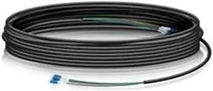 Ubiquiti FC-SM-100 Fiber Cable 100Ft Single-Mode LC ideal for installs outdoor